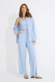Top Cropped Orbe Ice Blue