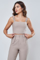 Top Cropped Alfaiataria Orbe Fendi