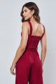 Top Cropped Alfaiataria Orbe Vinho