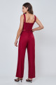 Top Cropped Alfaiataria Orbe Vinho