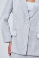Blazer Brilho Discreto Londres Prata