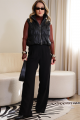 Colete Puffer Ecológico Dallas Preto