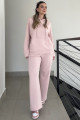 Conjunto Em Moletom Circle Rosa