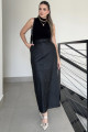 Regata Canelada Trim Preto