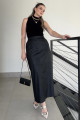 Regata Canelada Trim Preto