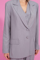 Blazer Alfaiataria Cannes Cinza Risca de Giz