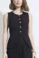 Blusa Alfaiataria Kozani Preto
