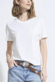 Camiseta Básica Lisa Off White