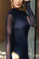 Vestido Tule Brooklin Marinho
