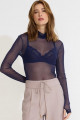 Blusa Básica Tule Bronx Marinho