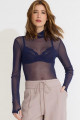 Blusa Básica Tule Bronx Marinho