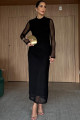 Vestido Tule Brooklin Preto