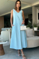 Vestido Gaudi Azul Piscina