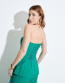 Corselet Ajustado Recortes Quebec Verde