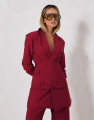 Blazer Mcqueen Burgundy