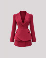 Blazer Mcqueen Burgundy