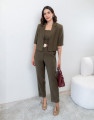 Blazer Cropped Gaudí Verde Militar