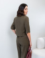 Blazer Cropped Gaudí Verde Militar