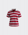 Blusa Polo Listrada Roma Marsala