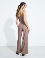 Calça Reta Amarração Cami Mousse