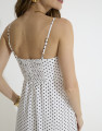 Vestido Midi Poá Ibiza