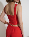 Top Cropped Orbe Vermelho 40°