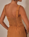Top Cropped Orbe Âmbar