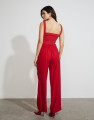 Top Cropped Orbe Vermelho