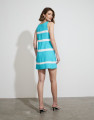 Vestido Curto Reto Ipanema Azul Piscina