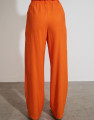 Calça Reta Alfaiataria Solar Laranja
