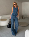 Calça Jeans Wide Leg Porto Indigo