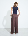 Calça de Linho Gaudi Mascavo