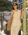 Colete Alfaiataria Eiffel Butter Yellow