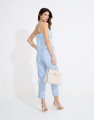 Blusa Cetim Hadid Sky Blue