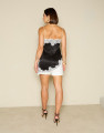 Blusa Assimétrica Preto Contraste Off White Paris