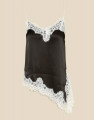 Blusa Assimétrica Preto Contraste Off White Paris