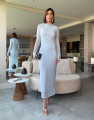 Vestido Tule Brooklin Azul