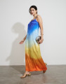 Vestido Longo Acetinado Solar