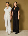Calça Reta Alfaiataria Cannes Off White