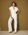 Calça Reta Alfaiataria Cannes Off White