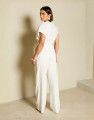 Calça Reta Alfaiataria Cannes Off White