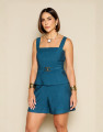 Blusa Havering Petróleo