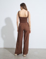 Top Cropped Orbe Chocolate Amargo