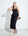 Conjunto Devore Flower Preto