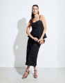 Conjunto Devore Flower Preto