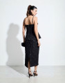 Conjunto Devore Flower Preto