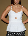 Blusa Devore Flower Off White