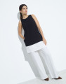 Vestido Curto Reto Unique Preto e Branco