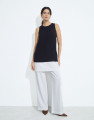 Vestido Curto Reto Unique Preto e Branco