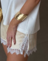 Short Chantilly Butter Yellow